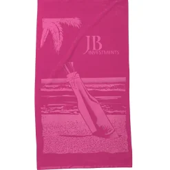 Tone on Tone Stock Art Towel - Message in a Bottle