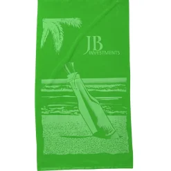 Tone on Tone Stock Art Towel - Message in a Bottle