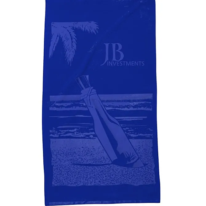 Tone on Tone Stock Art Towel - Message in a Bottle