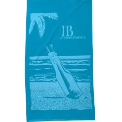 Tone on Tone Stock Art Towel - Message in a Bottle