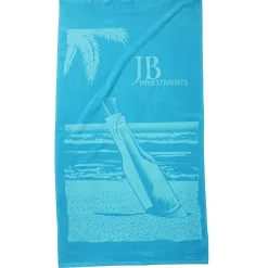Tone on Tone Stock Art Towel - Message in a Bottle