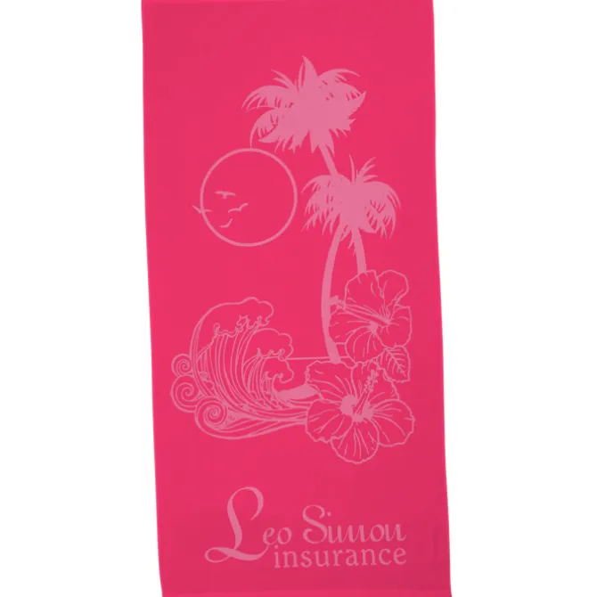 Tone on Tone Stock Art Towel - Ocean Breeze
