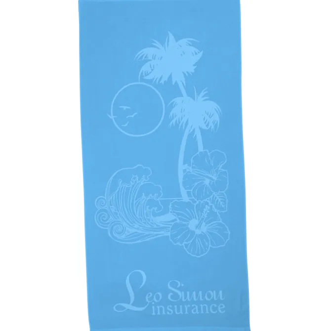 Tone on Tone Stock Art Towel - Ocean Breeze