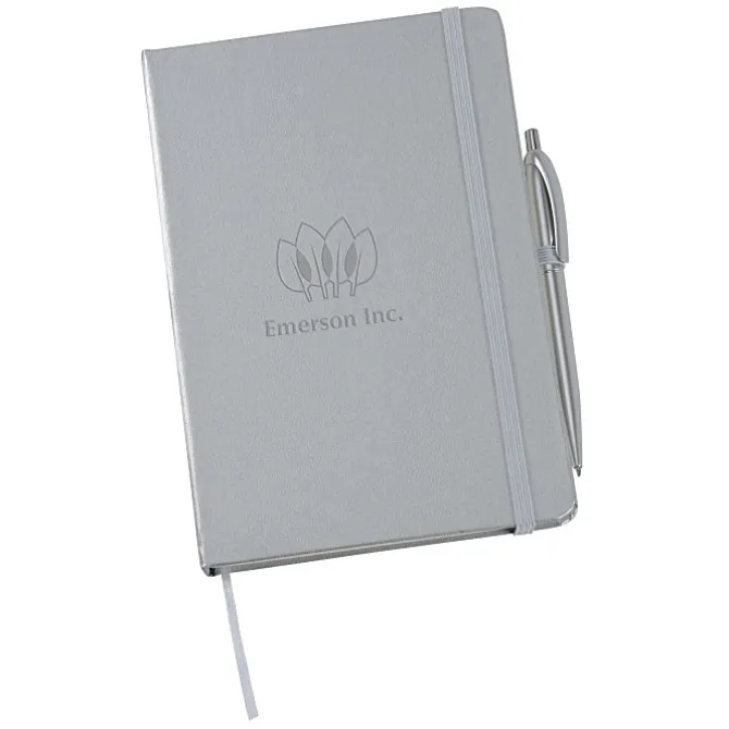 Torsby Notebook with Pen - Debossed