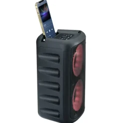 Tower Bluetooth Speaker with Phone Holder