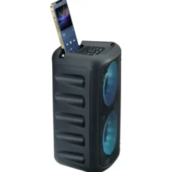 Tower Bluetooth Speaker with Phone Holder - Full Color
