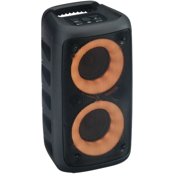 Tower Bluetooth Speaker with Phone Holder - Full Color