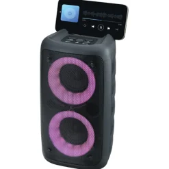 Tower Bluetooth Speaker with Phone Holder - Full Color