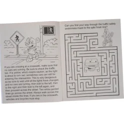 Traffic Safety Awareness Coloring Book