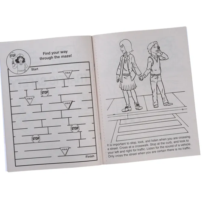 Traffic Safety Coloring Book
