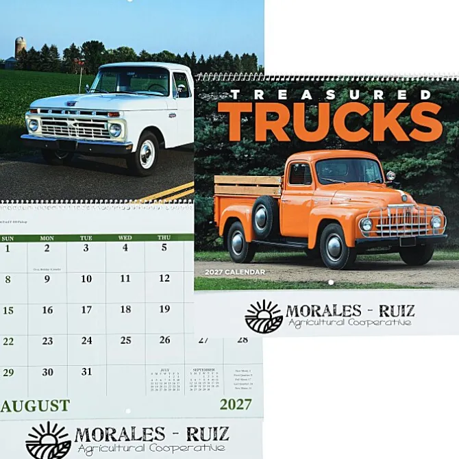 Treasured Trucks Calendar - Spiral