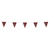 20' Triangle Pennant String - 12 inches x 9 inches - 11 Pennants - One Sided