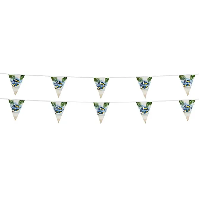 20' Triangle Pennant String - 12 inches x 9 inches - 11 Pennants - Two Sided