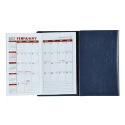 Tri-Fold Academic Planner with Notepad & Contact Book