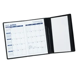 Tri-Fold Monthly Planner with Notepad & Contact Book