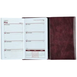 Tri-Fold Weekly Planner with Notepad & Contact Book