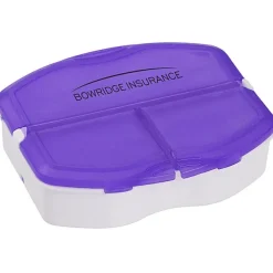 Tri-Minder Pill Box - Translucent - 24 hr