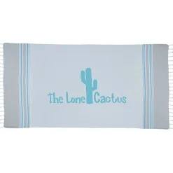 Turkish Peshtemal Beach Towel - White