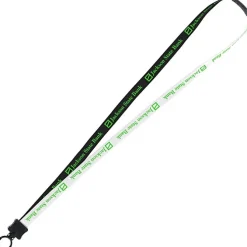 Two-Tone Cotton Lanyard - 5/8 inches - Plastic O-Ring - 24 hr