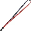 Two-Tone Cotton Lanyard - 5/8 inches - Plastic Bulldog Clip