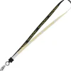 Two-Tone Cotton Lanyard - 5/8 inches - Snap with Metal Bulldog Clip