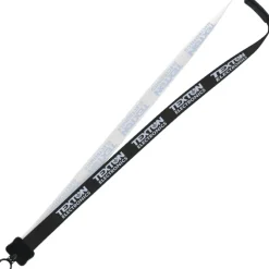 Two-Tone Smooth Nylon Lanyard - 7/8 inches - 36 inches - Plastic O-Ring