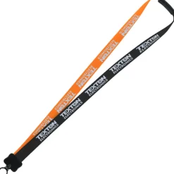 Two-Tone Smooth Nylon Lanyard - 7/8 inches - 36 inches - Plastic O-Ring
