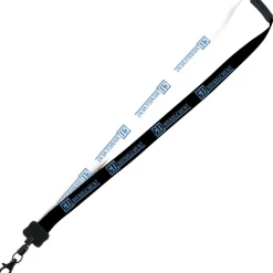 Two-Tone Smooth Nylon Lanyard - 7/8 inches - 36 inches - Metal Lobster Claw