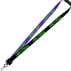 Two-Tone Smooth Nylon Lanyard - 7/8 inches - 36 inches - Metal Swivel Snap Hook