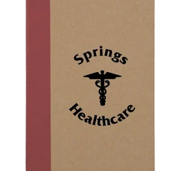 Two-Tone Stitched Notebook - 24 hr