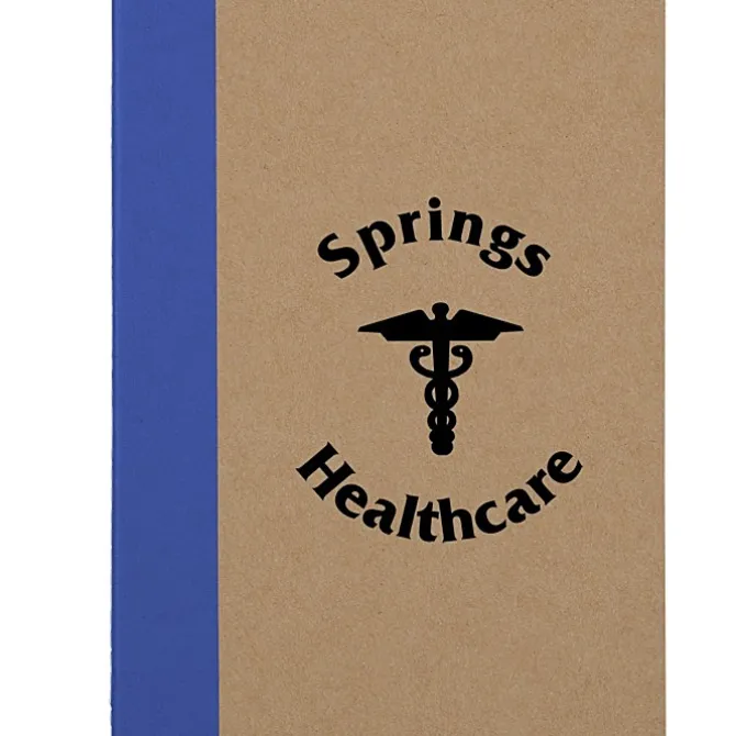 Two-Tone Stitched Notebook - 24 hr