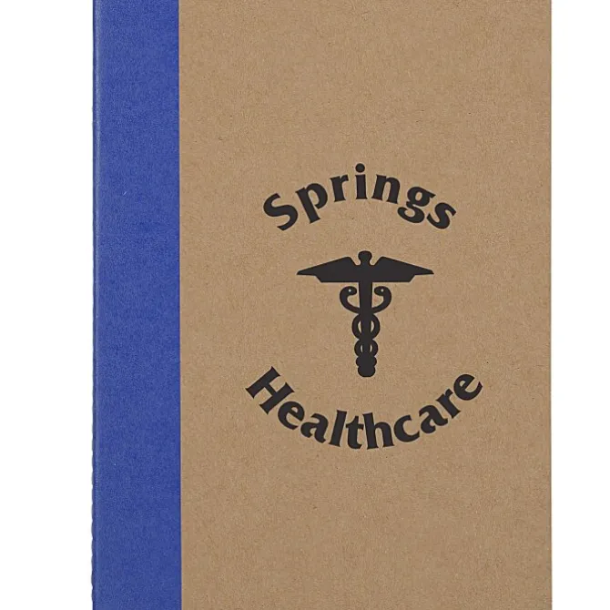 Two-Tone Stitched Notebook - 24 hr
