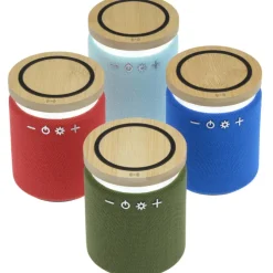 Ultra Sound Speaker with 10W Bamboo Wireless Charger