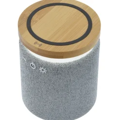 Ultra Sound Speaker with 10W Bamboo Wireless Charger