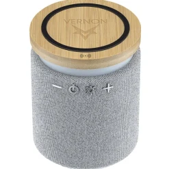 Ultra Sound Speaker with 10W Bamboo Wireless Charger