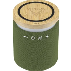 Ultra Sound Speaker with 10W Bamboo Wireless Charger