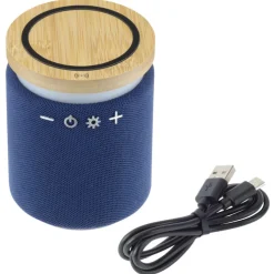 Ultra Sound Speaker with 10W Bamboo Wireless Charger