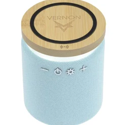 Ultra Sound Speaker with 10W Bamboo Wireless Charger