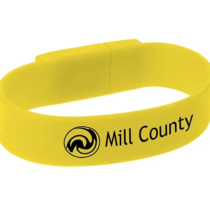 Union Bracelet USB Drive - 2GB