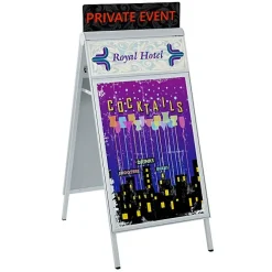 Uptown Accent A-Frame Sign - 50 inches