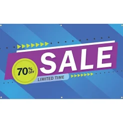 Value Indoor Banner - 3' x 5' - 24 hr