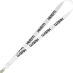 Value Lanyard - 3/4 inches - Metal Bulldog Clip