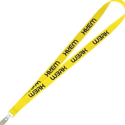 Value Lanyard - 3/4 inches - Metal Bulldog Clip - 24 hr