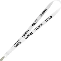 Value Lanyard - 3/4 inches - Metal Bulldog Clip - 24 hr