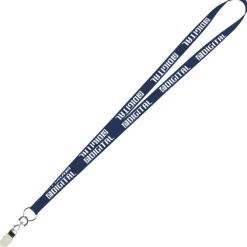 Value Lanyard - 1/2 inches - Metal Bulldog Clip