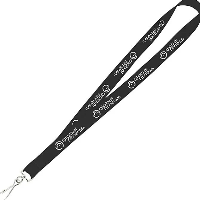 Value Lanyard - 3/4 inches - Metal Swivel Snap Hook - 24 hr