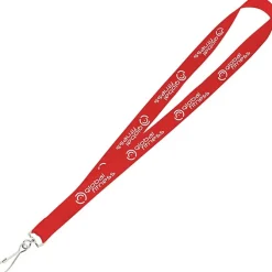 Value Lanyard - 3/4 inches - Metal Swivel Snap Hook - 24 hr