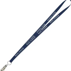 Value Lanyard - 1/2 inches - Snap with Metal Bulldog Clip - 24 hr