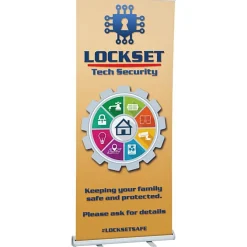 Value Polypropylene Retractable Banner Display - 33-1/2 inches