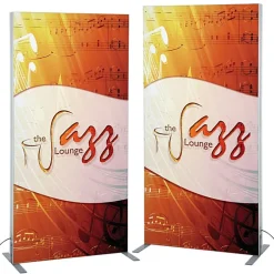 Vector Light Box Banner Stand - 36 inches - Two Sided